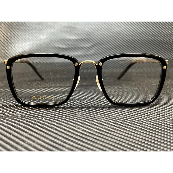 Gucci Men's 53mm Rectangle Eyeglasses - Picture 2 of 5